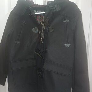 Urban Republic Boys Heavyweight Wool Toggle Winter Hooded Coat Jacket